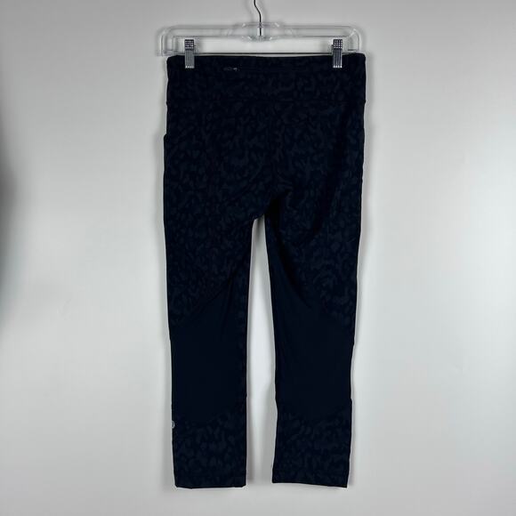 Lululemon Pace Rival Crop 22" Formation Camo Deep Coal Yoga Walking Womens Sz 6 - Picture 8 of 11
